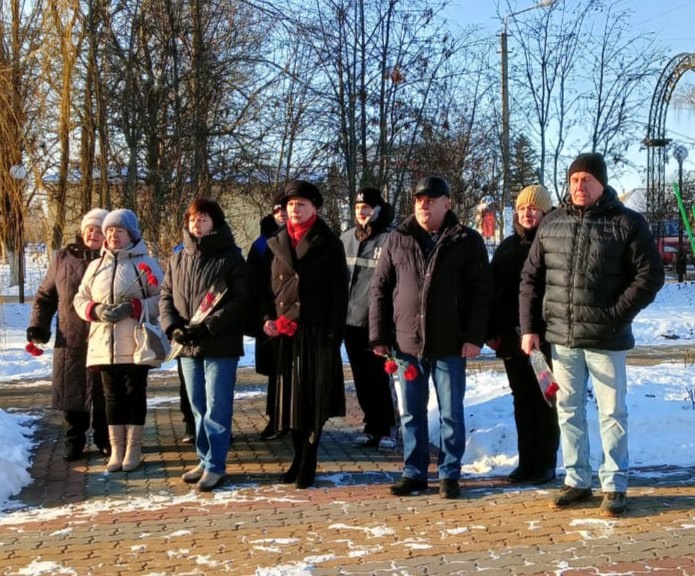 Акция у памятника Воинской Славы.