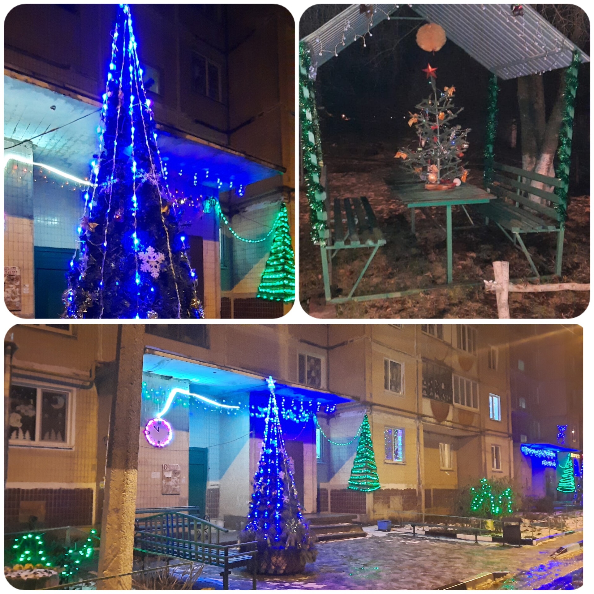 Победители районного конкурса на лучшее оформление территориий сельских поселений Корочанского района к новогодним и рождественским праздникам 2023 года.